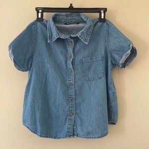 Brandy Melville Jean Blouse